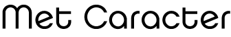 Logo letters Met Caracter in chalet
